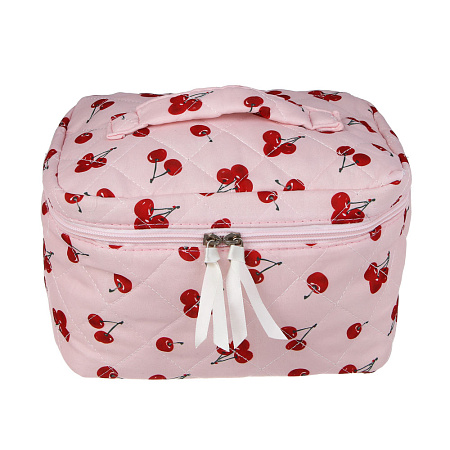 Косметичка - сундучок тм ЮL Cherry Blossom 23х14х14 см, полиэстер, 3 цвета