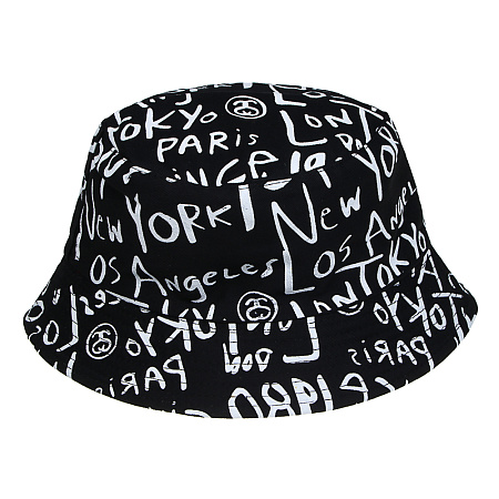 GALANTE Панама взрослая, р.58, 100% хлопок, черный, ВЛ25-08