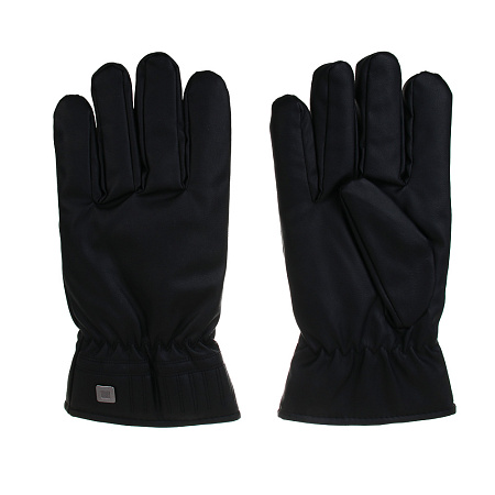 GALANTE Перчатки мужские контактные на подкладке, р.22-24, 100% полиэстер, черные, ОЗ25-24