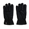GALANTE Перчатки мужские контактные на подкладке, р.22-24, 100% полиэстер, черные, ОЗ25-24