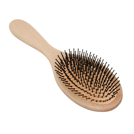 Расческа массажная тм ЮНИLOOK, 24 см, дерево, пластик