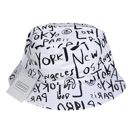 GALANTE Панама взрослая, р.58, 100% хлопок, белый, ВЛ25-08, #2