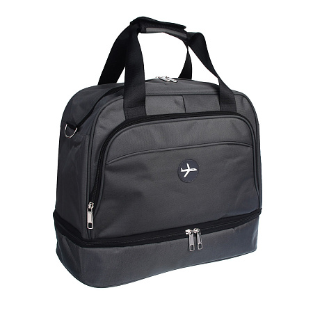 Сумка дорожная с отделением для обуви тм ЮL, полиэстер, 40х33х20см, 2-3 цвета