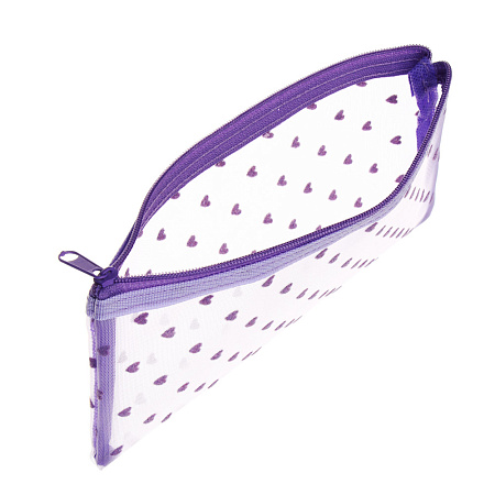 ЮL Косметичка из сетки, 100% полиэстер, 20х10 см, 4 цвета