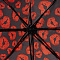 Зонт женский, механика, сплав, полиэстер, 53см, 8 спиц, красно-черный губы