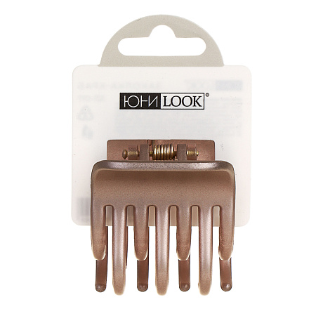 Краб для волос ЮНИLOOK, 4,5см, пластик, 5 цветов, ACS-46