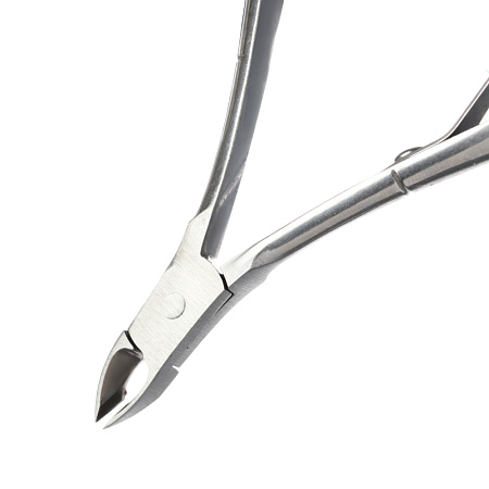 ЮНИLOOK Кусачки маникюрные для кутикулы с одинарной пружиной, длина лезвий 5мм, сталь, 10см, #8715