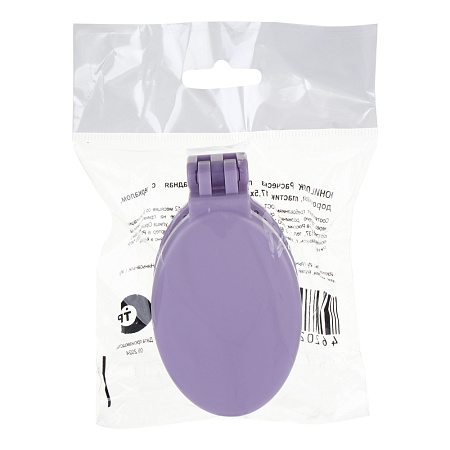 ЮНИLOOK Расческа продувная тм ЮНИLOOK, складная с зеркалом, дорожная, пластик, 17,5х5,5см, 4 цвета