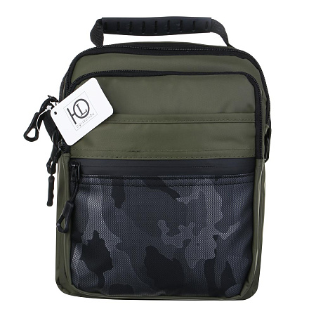 Сумка мужская из водооталкивающей ткани, 6 отделений тм ЮL Фьючер, ПЭ, 24х20х10см, 2 цвета, КЖС24-01