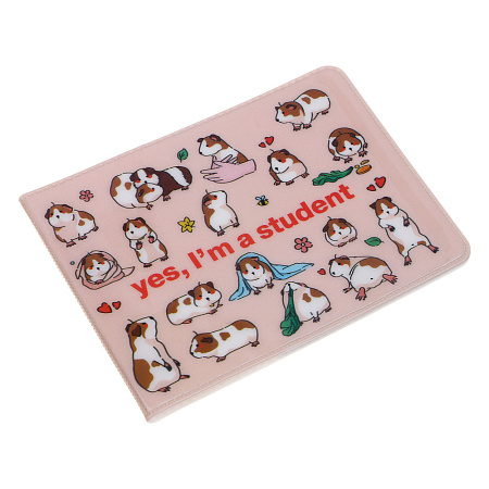 ЮL Обложка для студенческого билета, 7,8x10,6см, ПВХ, 6 дизайнов