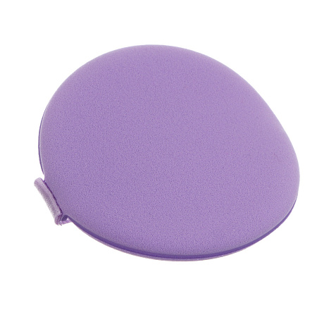 Набор для визажа (пуховка 6,5x7x0,7см, 2 шт., спонжи d5,5см 2 шт)в футляре тм ЮL, п/э, ПУ, 4 цвета