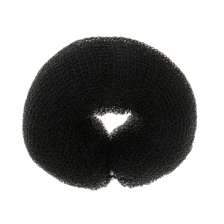 Валик для создания пучка на кнопке, тм ЮНИLOOK, 16-18см, диаметр 4см, нейлон, 3 цвета, #14