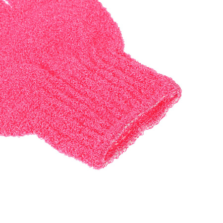 Мочалка перчатка тм ЮL с отшелушивающим эффектом, полиэстер, 18см, 5 цветов, МС24-06