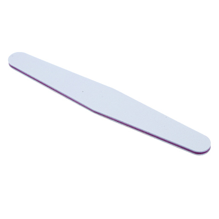 ЮНИLOOK Пилка для ногтей шлифовальная ромбовидная 2-х сторонняя, 180/240 грит, ЭВА, 17,8см, 4 цвета