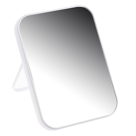 Зеркало настольное тм ЮНИLOOK пластик, стекло, 13х18см, 4 цвета, ЗН19-1