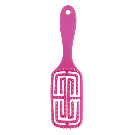 Расческа массажная, продувная тм ЮНИLOOK, пластик, 20,5x5,5см, 4 цвета