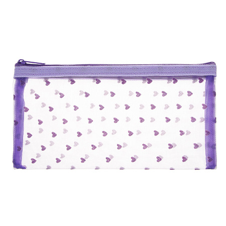 ЮL Косметичка из сетки, 100% полиэстер, 20х10 см, 4 цвета