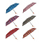 Зонт универсальный, механика, сплав, пластик, полиэстер, 53см, 8 спиц, 6 цветов