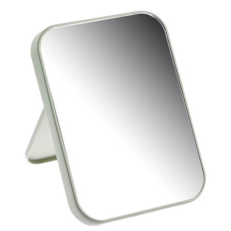 Зеркало настольное тм ЮНИLOOK пластик, стекло, 13х18см, 4 цвета, ЗН19-1