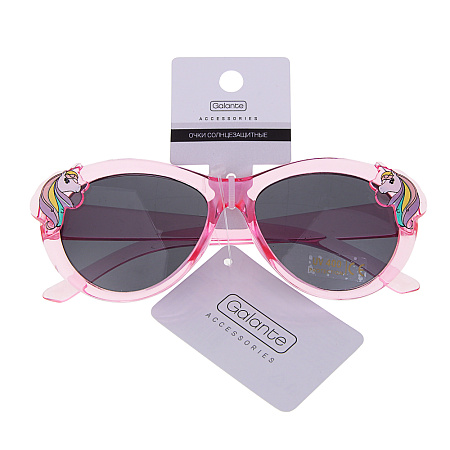 GALANTE Очки солнцезащитные детские, пластик, 123x40мм, 3 цвета