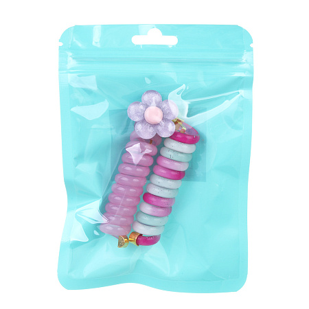 BY Русские супергерои Набор детских заколок-спиралек для волос 2 шт, ТПУ, 7см, 3 сочетания