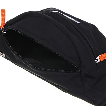 ЮL Сумка поясная с 3-мя отделениями, 100% ПЭ, 33х16х9см, черный, МП-8