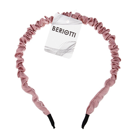 BERIOTTI Ободок для волос, 1см, ABS, полиэстер, 6 цветов