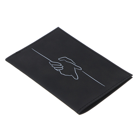 ЮL Обложка для паспорта, ПУ, 14х10см, 6 дизайнов