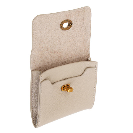 ЮL Кошелек на метал.застежке, 2 отделения ПУ, 10,8х8,8x3 см, 4 цвета