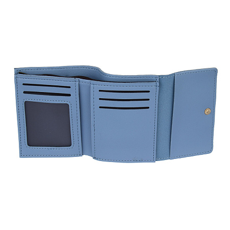 ЮL Симпли Кошелек женский мини для карт и купюр на кнопке, ПУ, 11,5х9х2см, 3 цвета, КЖ24-47