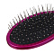 Расческа массажная тм ЮНИLOOK, с металл.зубчиками, пластик, 24,2х7см, 4 цвета