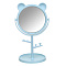 Зеркало настольное тм ЮНИLOOK, с подставкой, пластик, стекло, высота 20 см, диаметр 10,5см, 3 цвета