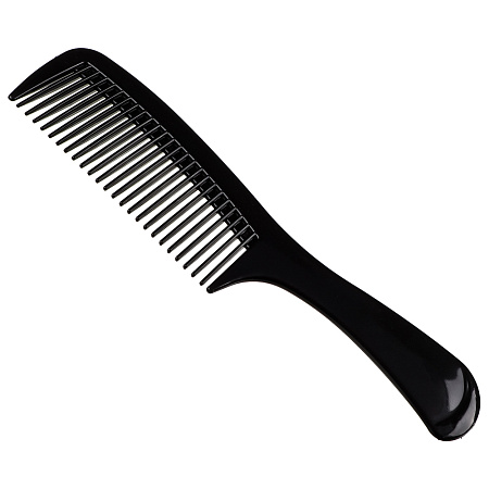 Расческа-гребень тм ЮНИLOOK, пластик, 22х5см, черный