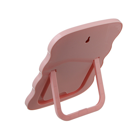 Зеркало настольное  тм ЮНИLOOK Софтлайн, пластик, стекло, 20,5х16см, 3 цвета