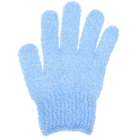 Мочалка перчатка тм ЮL с отшелушивающим эффектом, полиэстер, 18см, 5 цветов, МС24-06