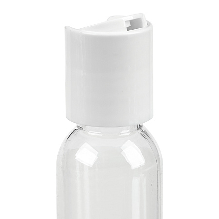 Набор для косметики дорожный 6 предметов (2 шт–50мл,1 шт–30мл, 3 шт–10гр) тм ЮНИLOOK, пластик, 2 цв.