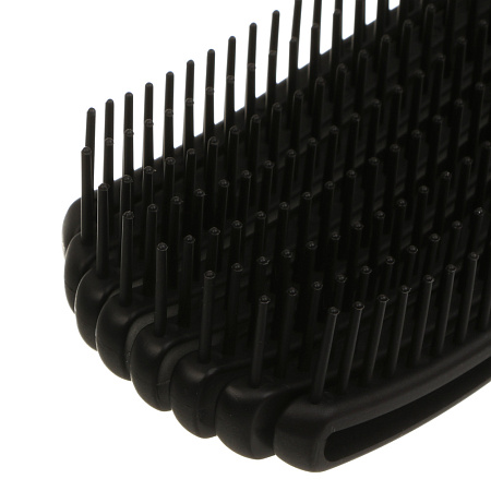 Расческа массажная веерная тм ЮНИLOOK, 23 см, пластик, 4 цвета