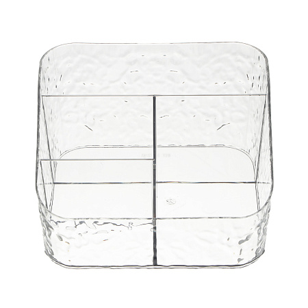 Органайзер для косметики и визажа тм ЮНИLOOK Ice 17,5х15х11см, пластик PET, #25667