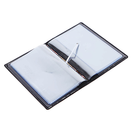 Визитница-картхолдер тм ЮL на 10 карт с удерживающей резинкой, ПВХ, 10,4х7см, 6 дизайнов