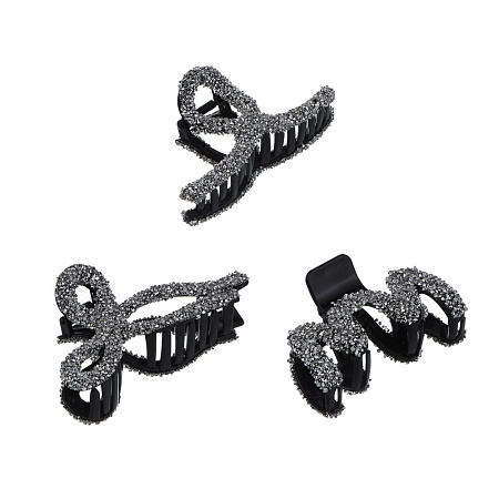 Краб для волос, тм ЮНИLOOK, 9см, 11 см, пластик, 3 дизайна, #5