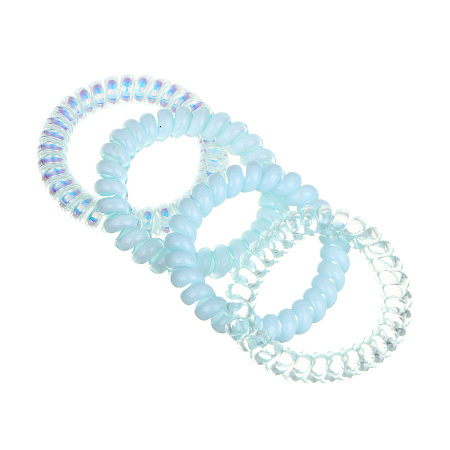 Резинки-пружинки для волос BY Русские супергерои 4шт, ТПУ, 5см, 3 сочетания