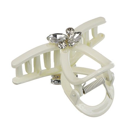 Краб для волос, тм ЮНИLOOK, 8см, пластик, 3 дизайна, #3