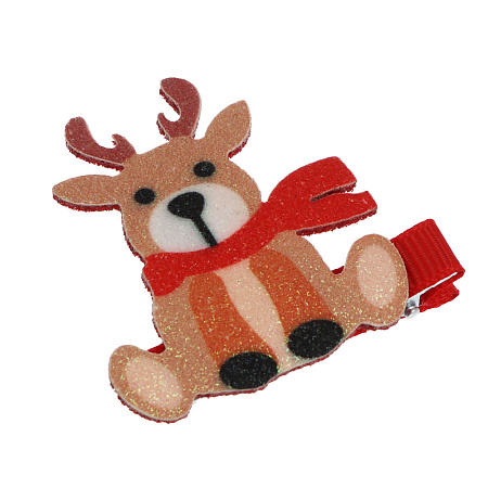 Заколка для волос 2 шт, тм ЮНИLOOK, 1-6,5см, металл, полимер, 6 дизайнов, #1