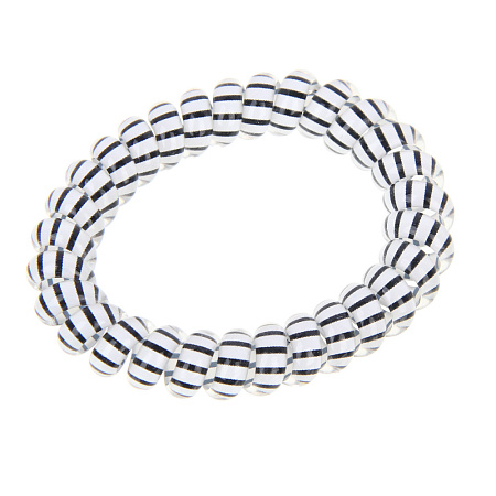 Резинки-пружинки для волос ЮНИLOOK 3шт, d5,5см, пластик, 4 сочетания, ACS-100