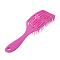 Расческа массажная, продувная тм ЮНИLOOK, пластик, 20,5x5,5см, 4 цвета