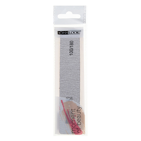 Пилка шлифовальная тм ЮL 2-х сторонняя, 100/180 и 180/240 грит, ЭВА, пластик, 17,8 см, 2 формы