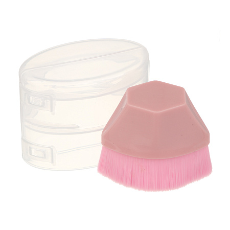 Набор для визажа 7 шт тм ЮНИLOOK (керлер, кисть плоская для тона, спонжи 4шт, блендер 1шт), 4 цвета