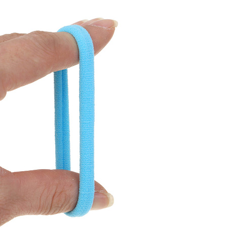 Резинки для волос ЮНИLOOK 50шт, d4см полиэстер, 8 цветов, ACS-85