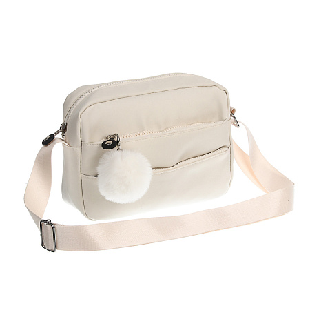 Сумка женская с 4-мя отделениями на длинном ремне тм ЮL Sage, полиэстер, 22,5х15х9,5см, 3 цвета