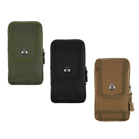 ЮL Сумка мужская на длинном ремне, полиэстер, 18х10х4см, 23-2